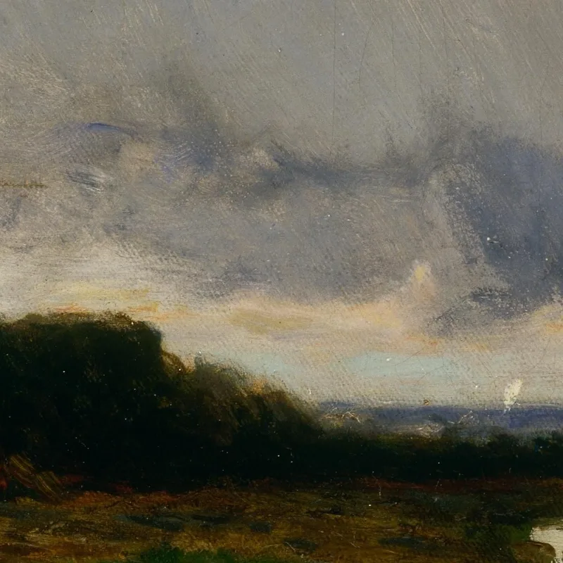 Landschaft Nahe Newport Rhode Island Edward Mitchell Bannister