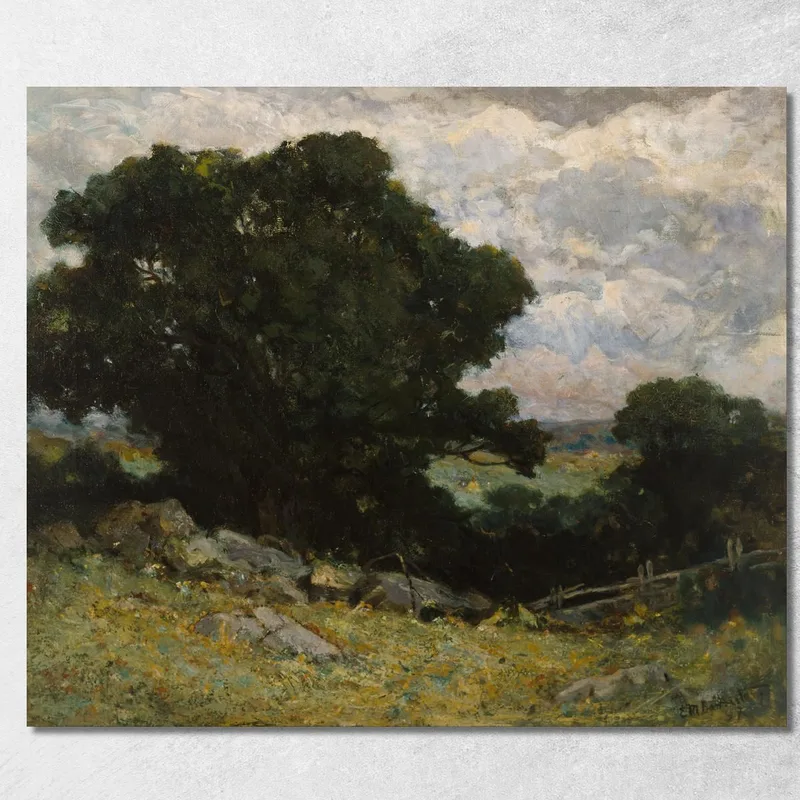 Paysage Edward Mitchell Bannister tableau impression sur toile