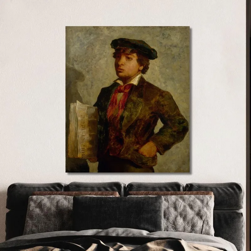 Newspaper Boy Edward Mitchell Bannister