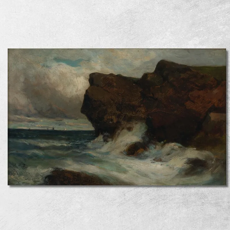 Falaises Océaniques Edward Mitchell Bannister tableau impression sur toile