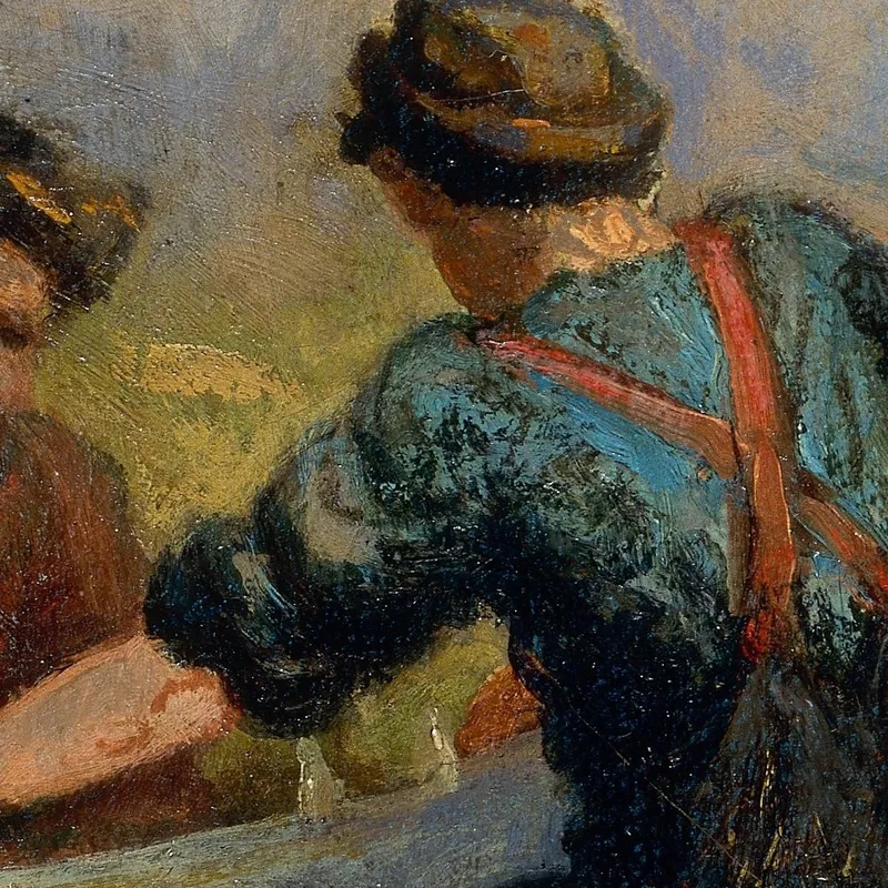 Persone Vicino Alla Barca Edward Mitchell Bannister