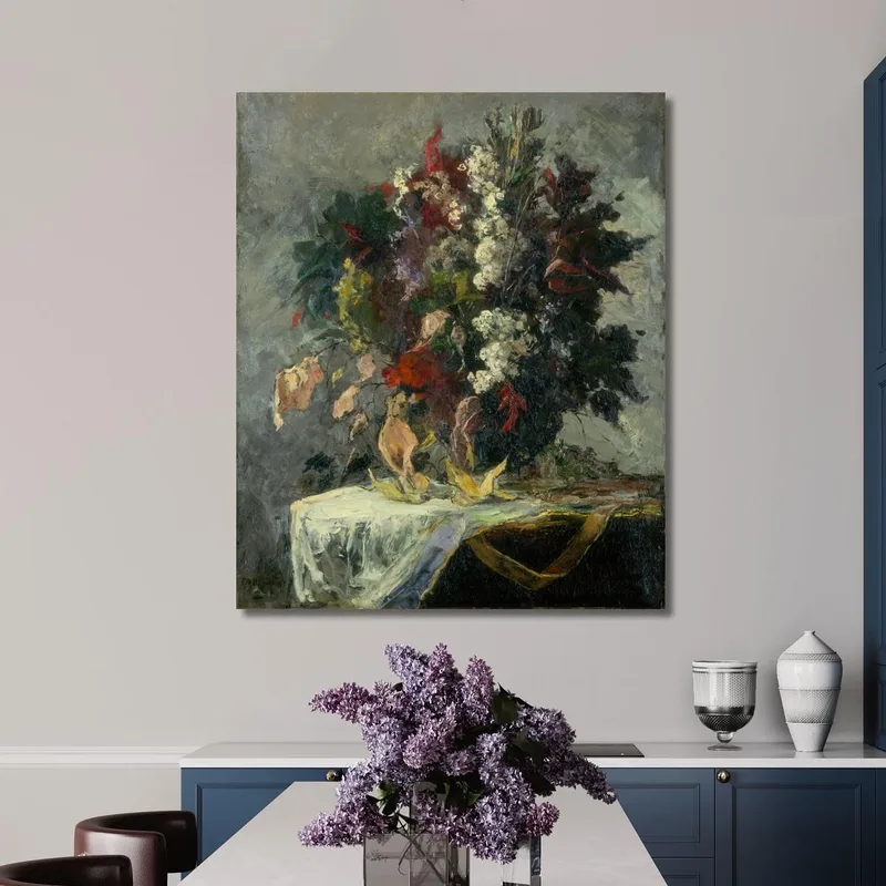 Nature Morte Florale Edward Mitchell Bannister