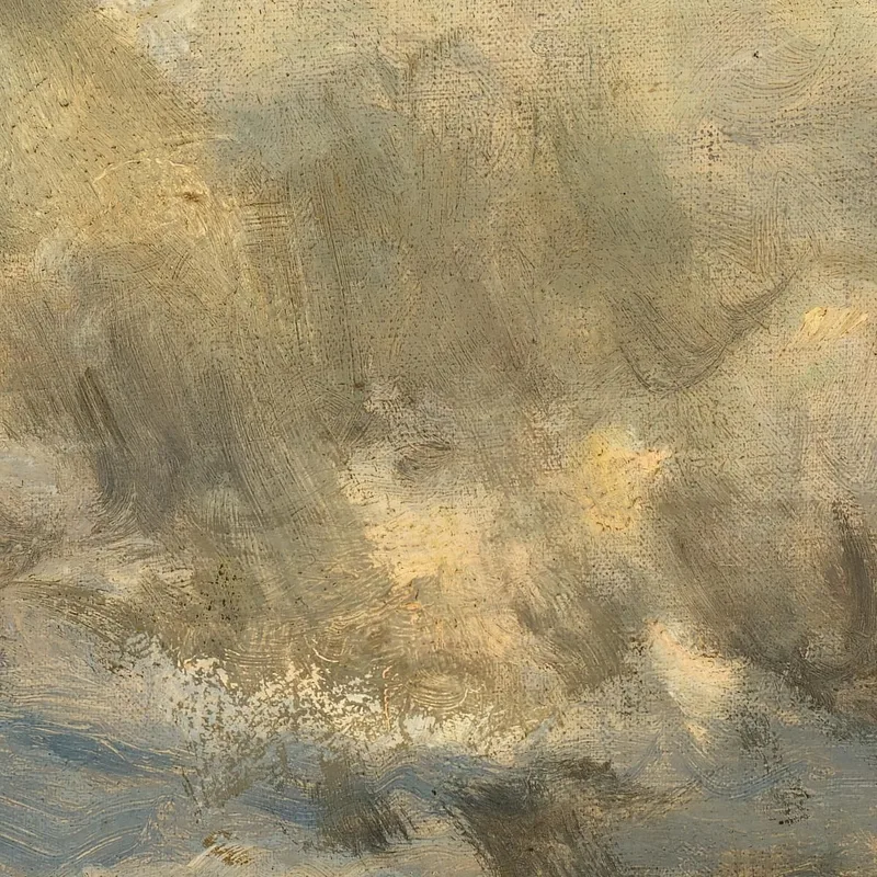 Landscape Cloudy Sky Edward Mitchell Bannister