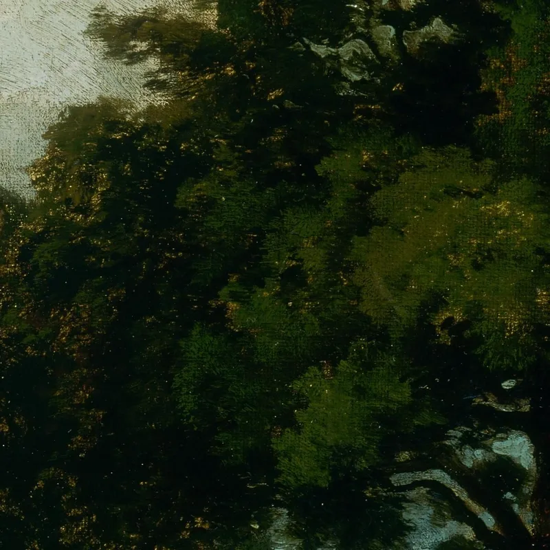 Homme À Cheval Avec Femme Et Chien Edward Mitchell Bannister