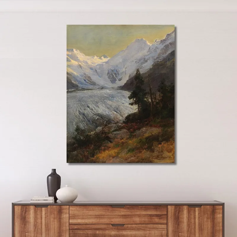 Am Morteratschgletscher Edward Theodore Compton