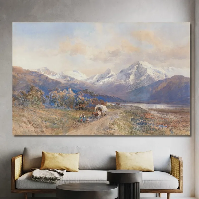 Blick Auf Den Ortler Von St. Valentin Edward Theodore Compton