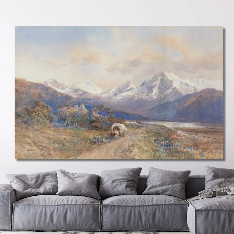 Blick Auf Den Ortler Von St. Valentin Edward Theodore Compton