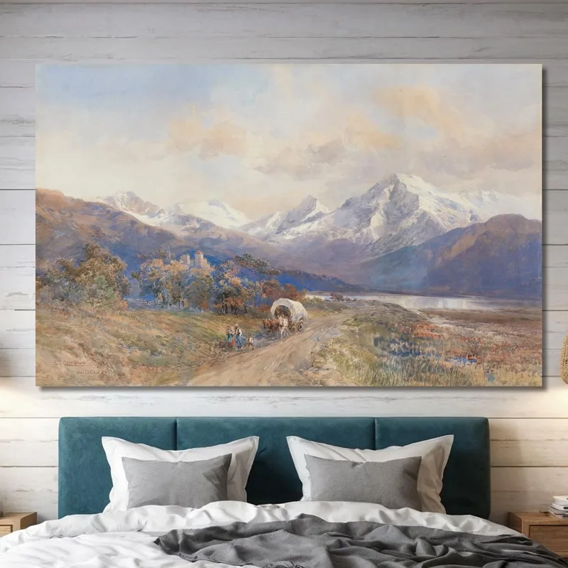 Blick Auf Den Ortler Von St. Valentin Edward Theodore Compton