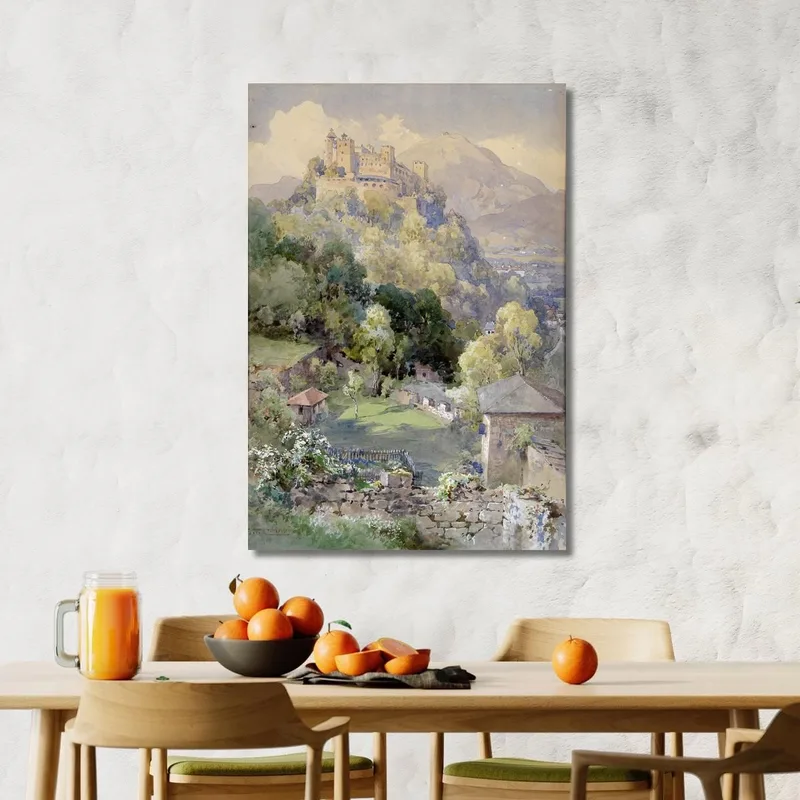 Vista Sulla Fortezza Di Hohensalzburg Edward Theodore Compton