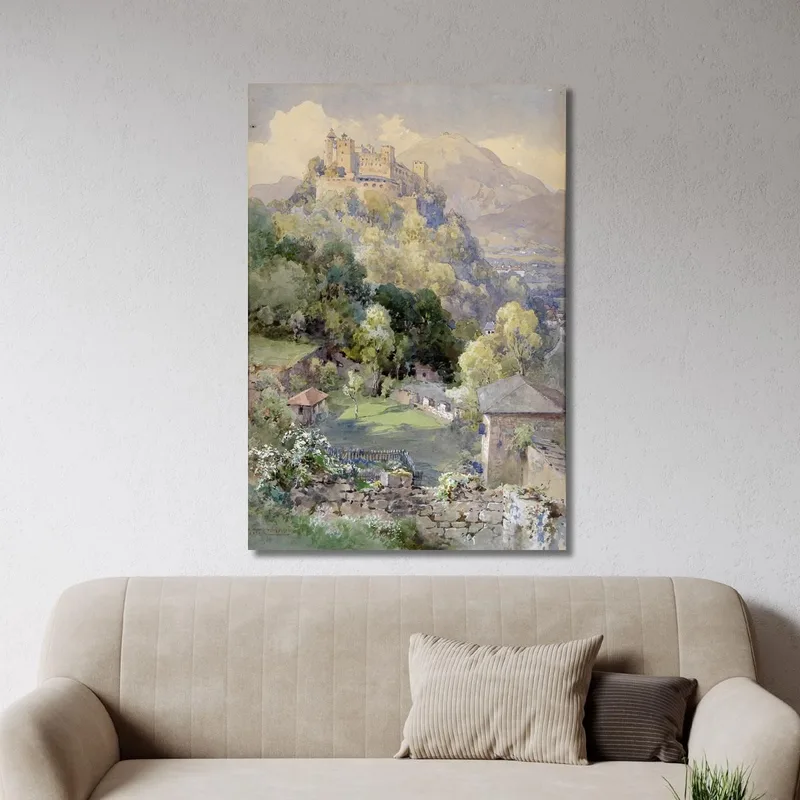 Vista Sulla Fortezza Di Hohensalzburg Edward Theodore Compton