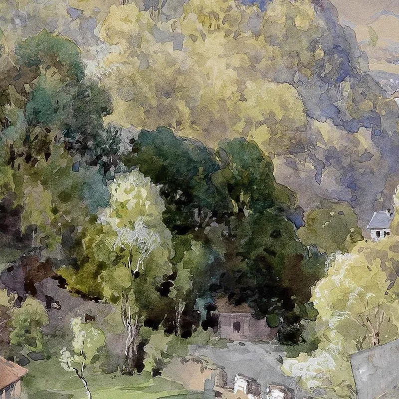 Vista Sulla Fortezza Di Hohensalzburg Edward Theodore Compton