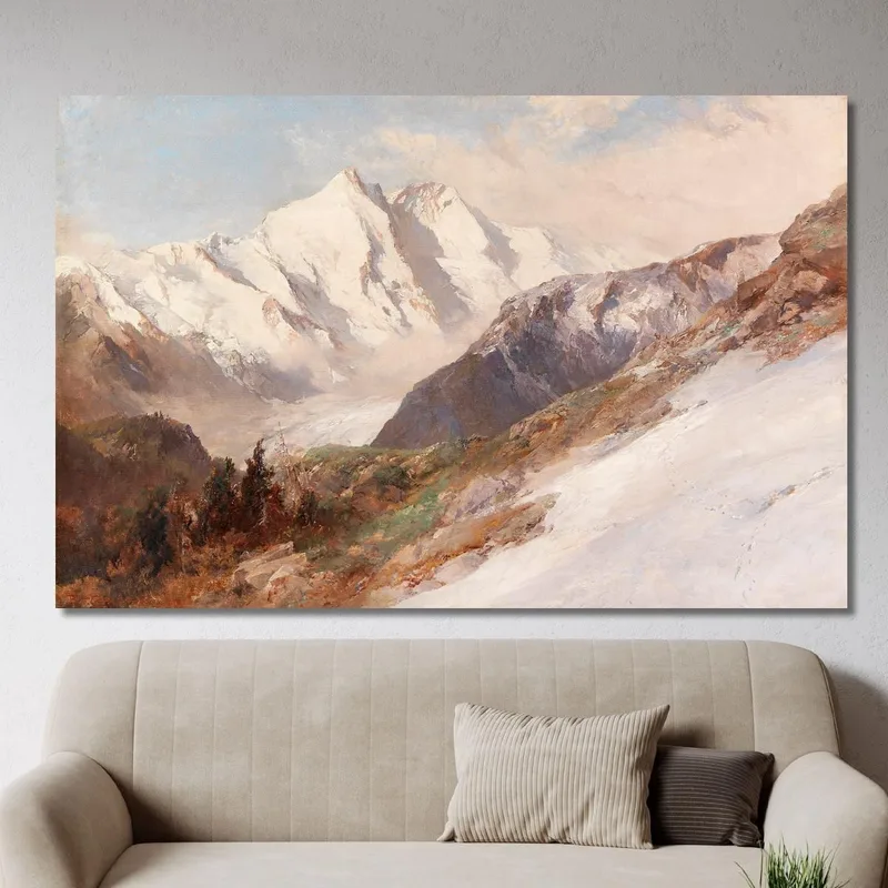 Vista Sul Versante Nord Del Grossglockner Edward Theodore Compton