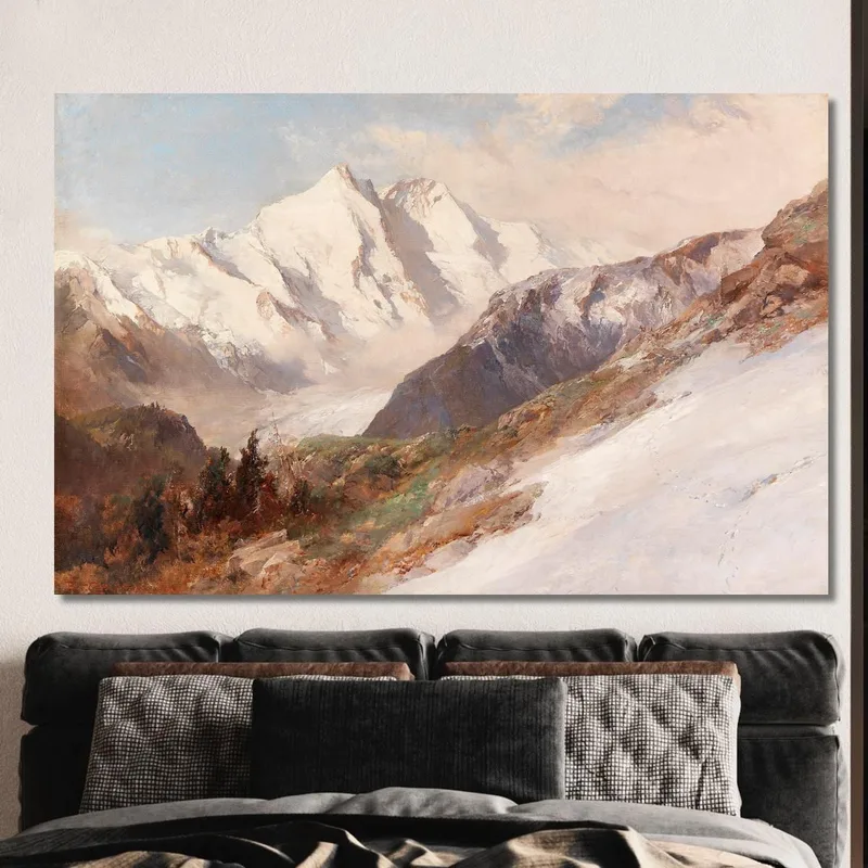 Vista Sul Versante Nord Del Grossglockner Edward Theodore Compton