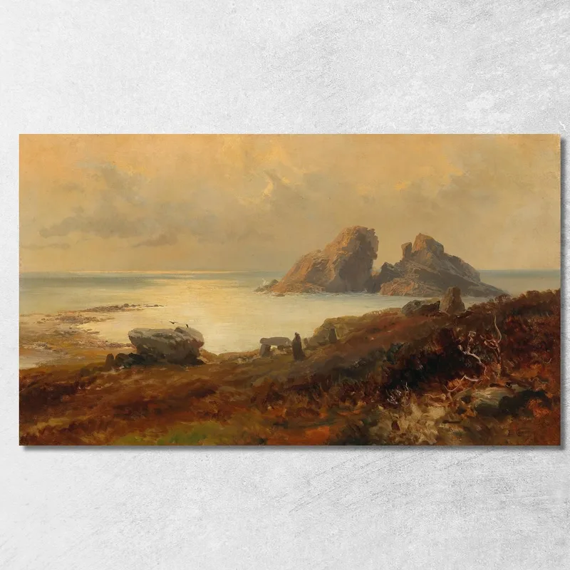 Paisaje Costero Edward Theodore Compton cuadro en lienzo