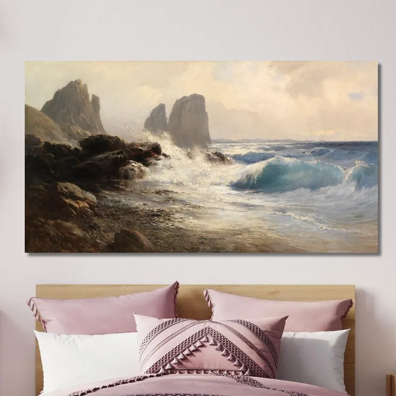 I Faraglioni Davanti Alla Costa Di Capri Edward Theodore Compton