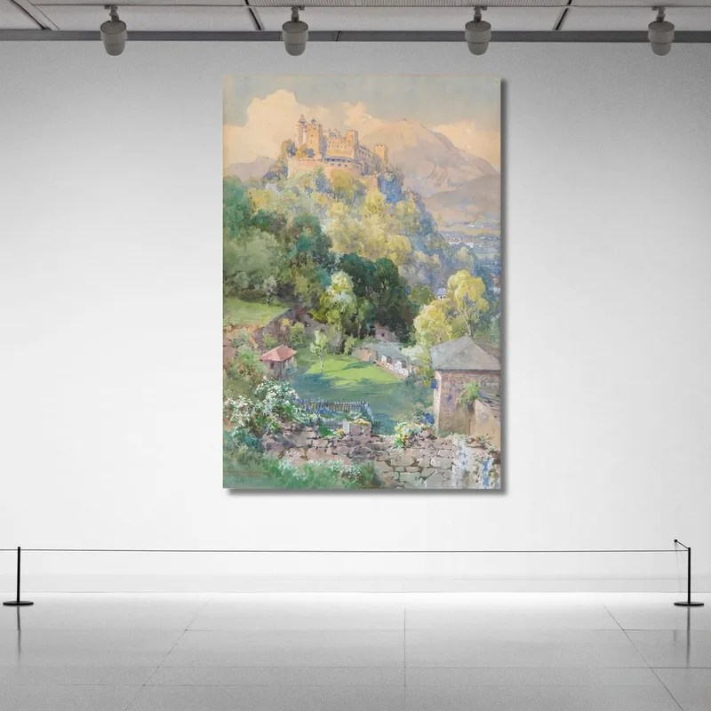 Fortezza Di Hohensalzburg Dalla Richterhöhe Edward Theodore Compton