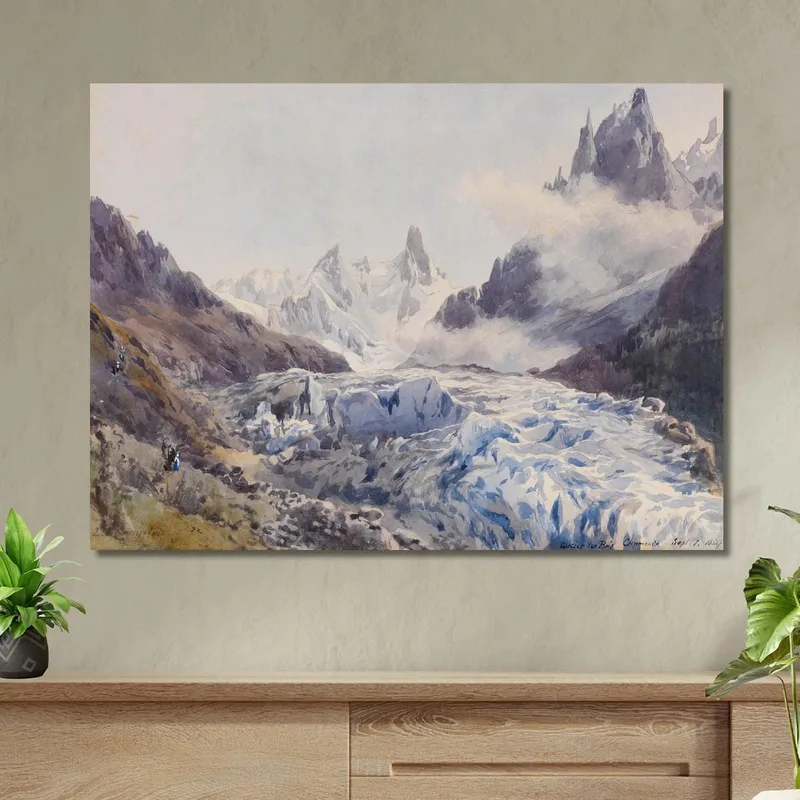 Ghiacciaio Des Bois, Chamonix Edward Theodore Compton