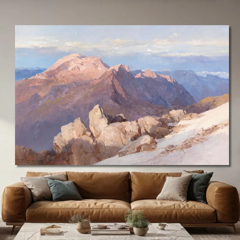 Hoher Göll Dal Watzmann-Hocheck Edward Theodore Compton