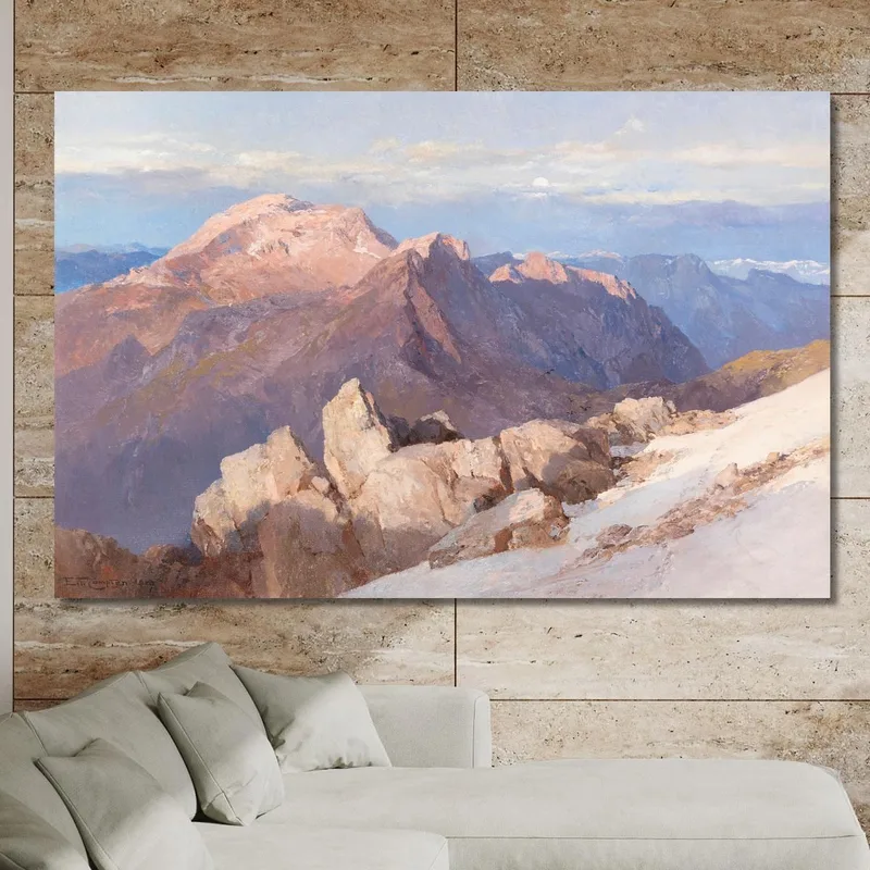 Hoher Göll Dal Watzmann-Hocheck Edward Theodore Compton