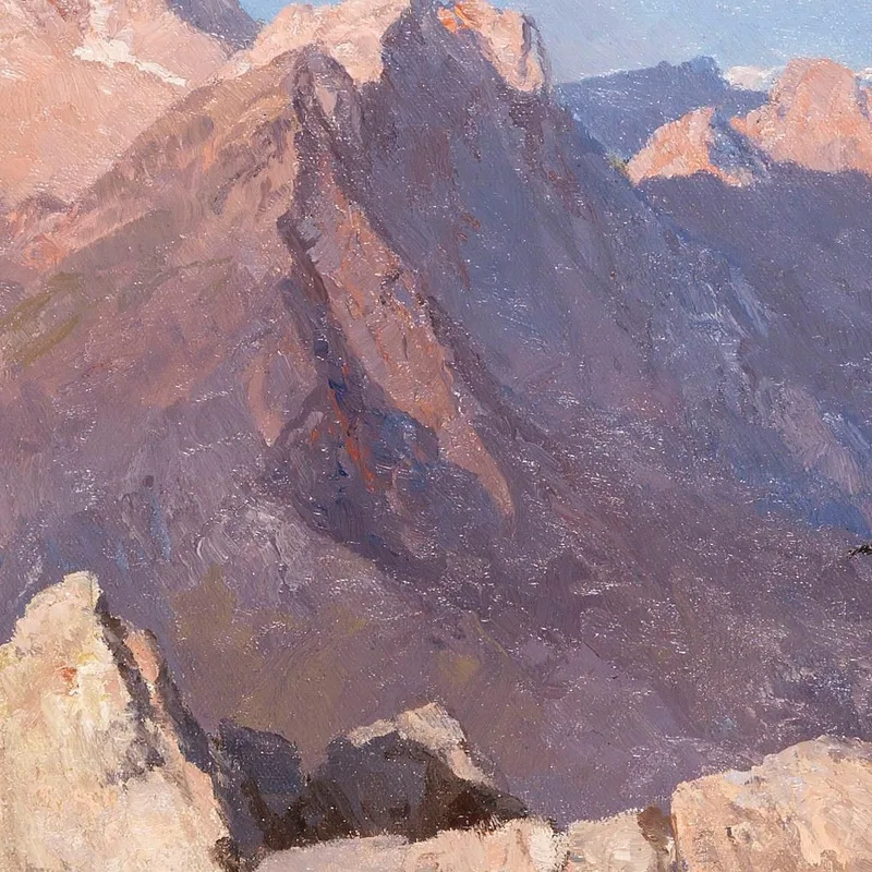 Hoher Göll Dal Watzmann-Hocheck Edward Theodore Compton
