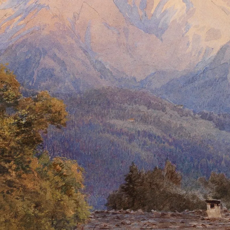 Hoher Göll, Berchtesgaden Edward Theodore Compton