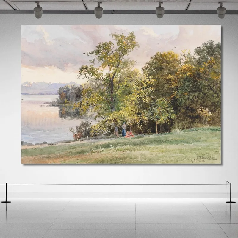Landschaft Am Starnberger See Edward Theodore Compton