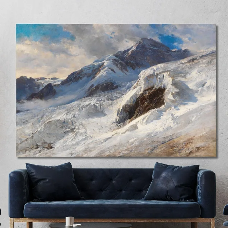 Lyskamm Monte Rosa Edward Theodore Compton