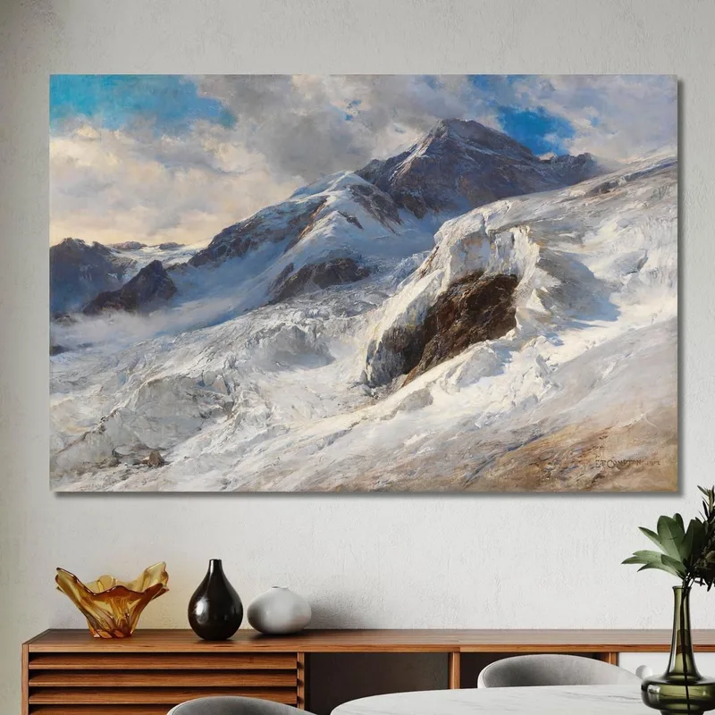 Lyskamm Monte Rosa Edward Theodore Compton