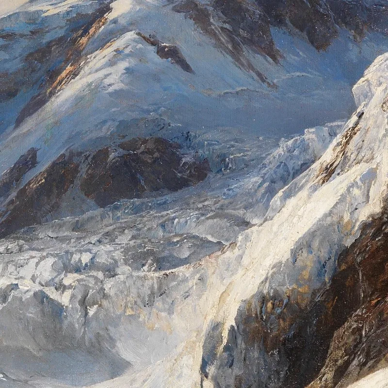 Lyskamm Monte Rosa Edward Theodore Compton