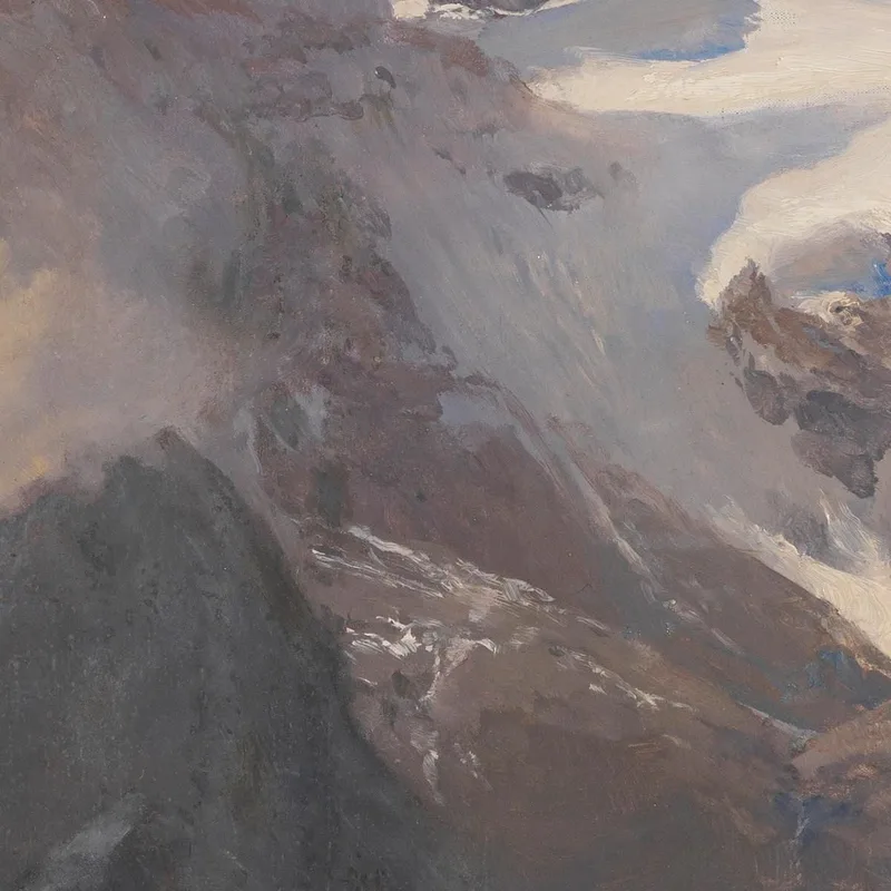 Silvretta Vista Dal Großes Maderer Edward Theodore Compton
