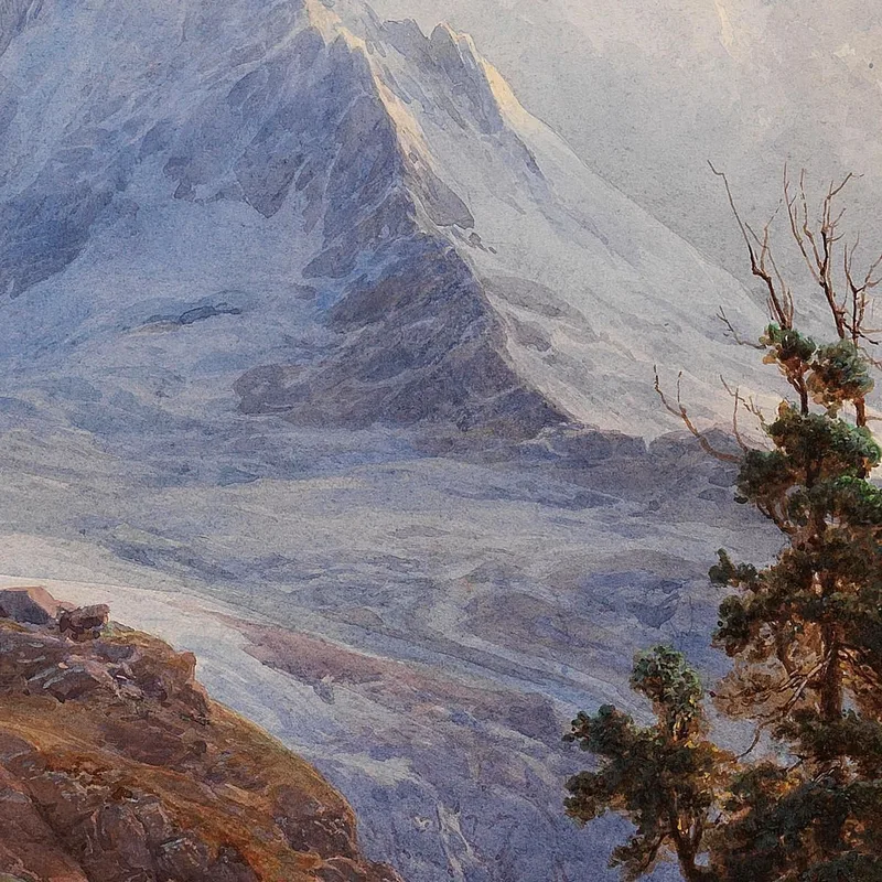 Vista Del Cervino Edward Theodore Compton