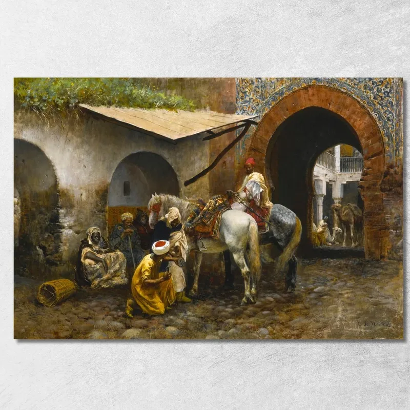 Un Herrero Morisco Edwin Lord Weeks cuadro en lienzo