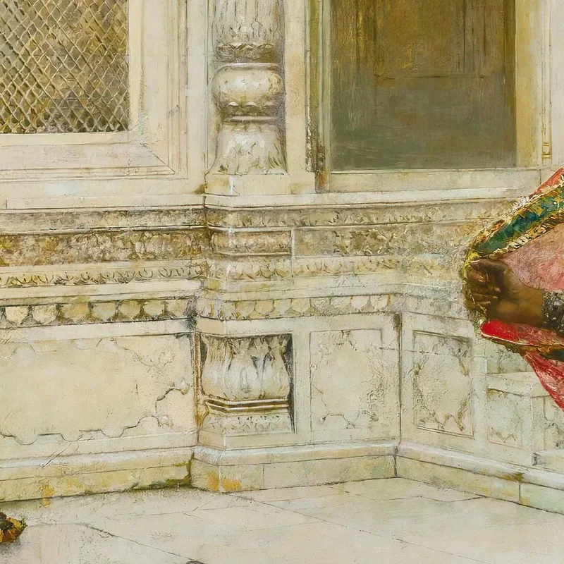 Tanzendes Mädchen Indien Edwin Lord Weeks