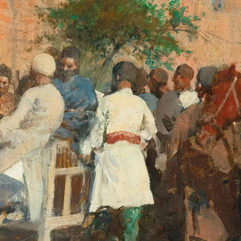 Persian Café The Pottery Seller Edwin Lord Weeks