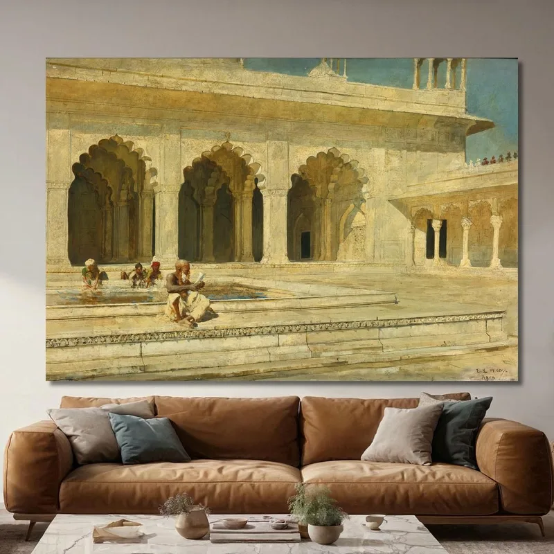 La Mezquita De La Perla De Agra Edwin Lord Weeks