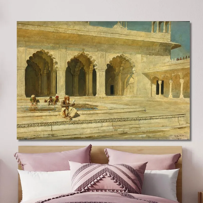 La Mezquita De La Perla De Agra Edwin Lord Weeks