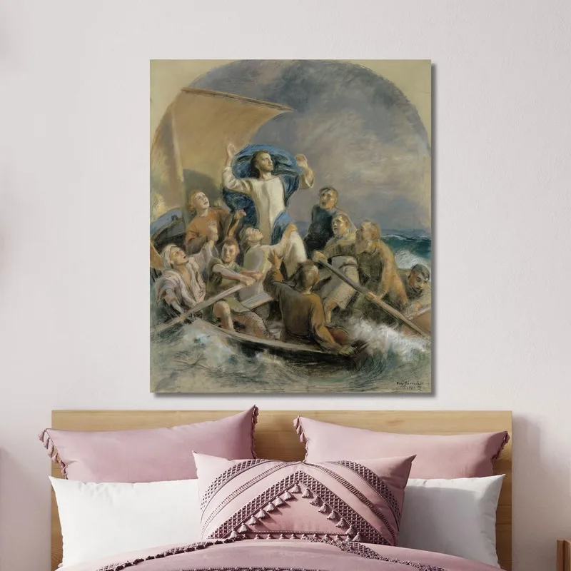 Christ Sets A Storm Eero Järnefelt
