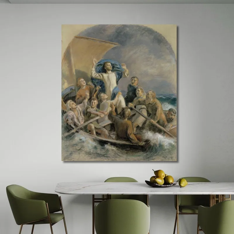 Christ Sets A Storm Eero Järnefelt