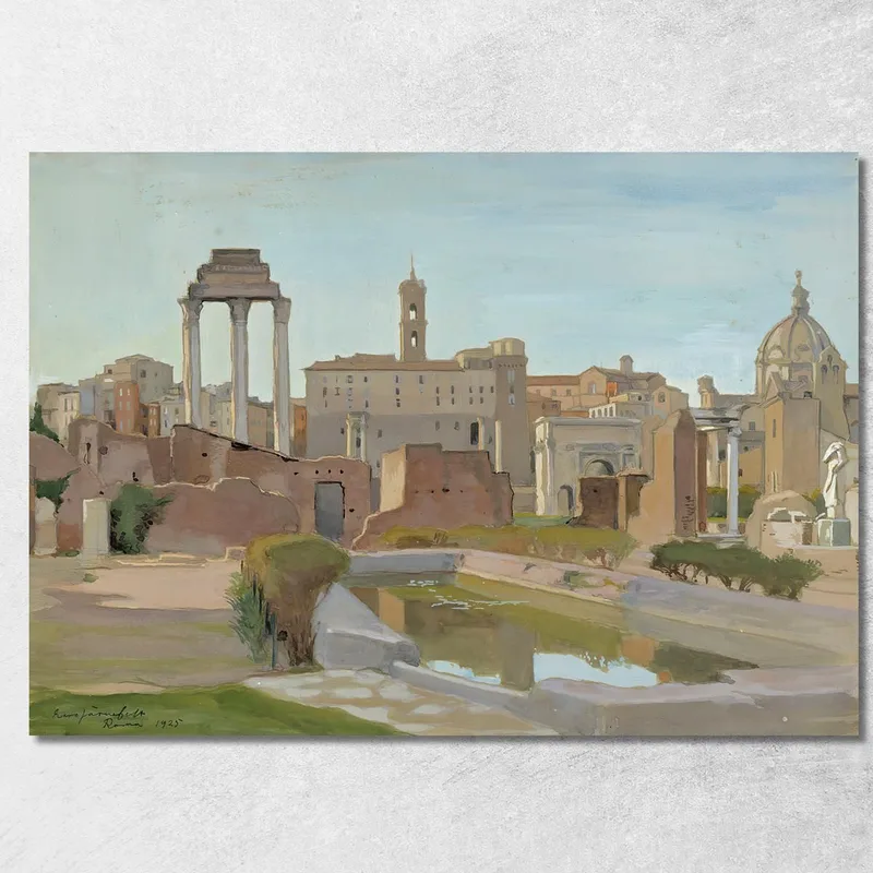 Forum Romanum Eero Järnefelt drucken auf leinwand