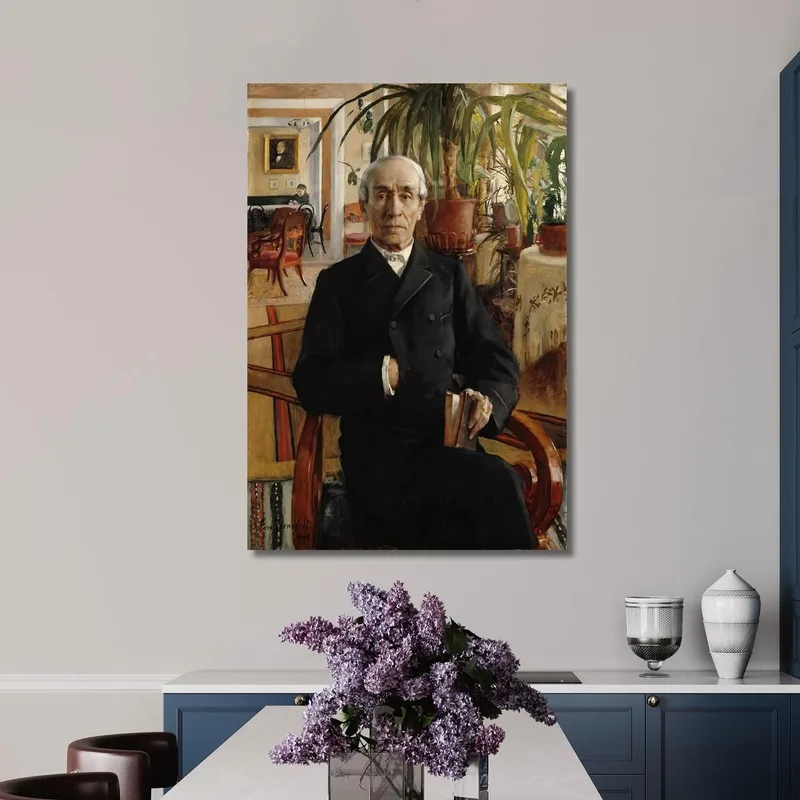 Portrait Of Baron Johan Philip Palmén Vice Chancellor Of The University Eero Järnefelt