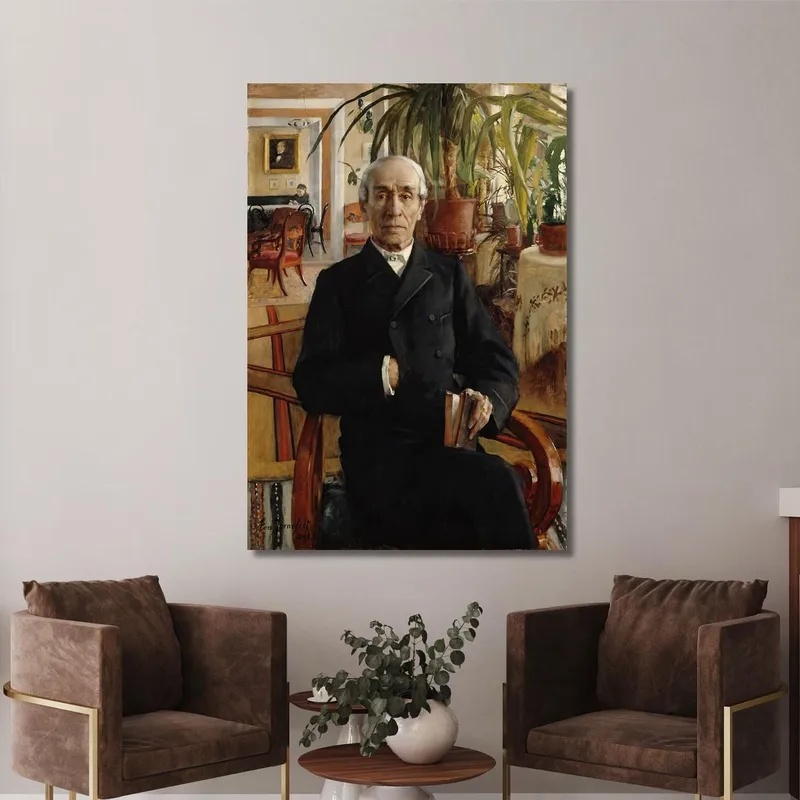Portrait Of Baron Johan Philip Palmén Vice Chancellor Of The University Eero Järnefelt