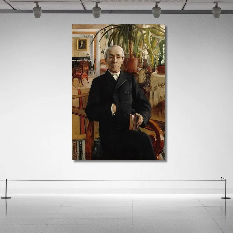 Portrait Of Baron Johan Philip Palmén Vice Chancellor Of The University Eero Järnefelt