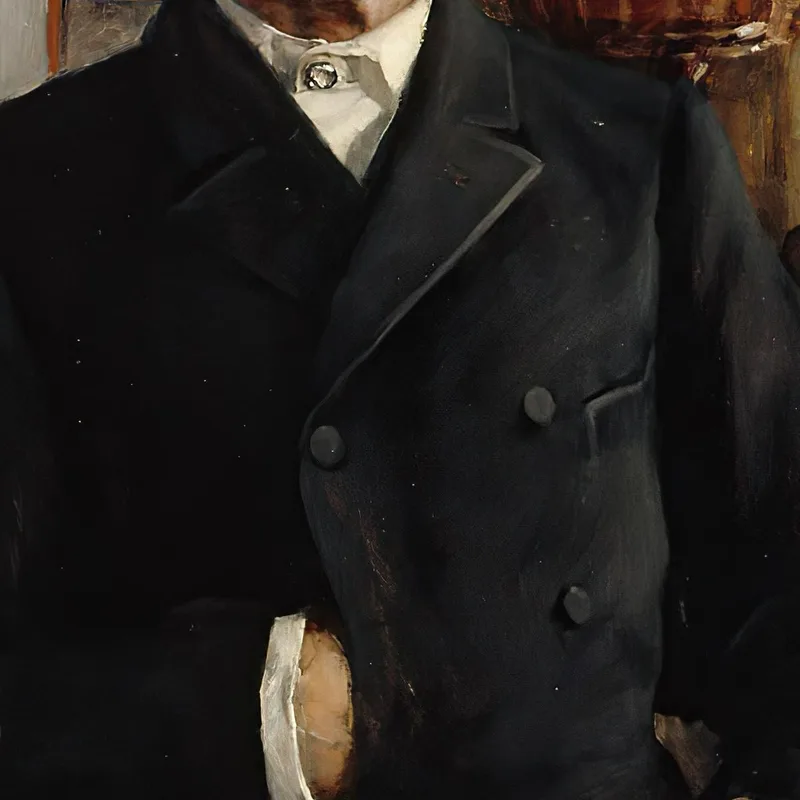 Portrait Of Baron Johan Philip Palmén Vice Chancellor Of The University Eero Järnefelt