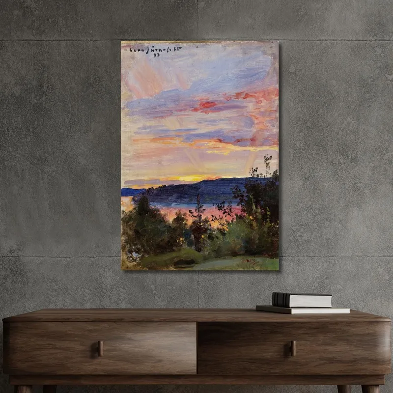 Coucher De Soleil Eero Järnefelt