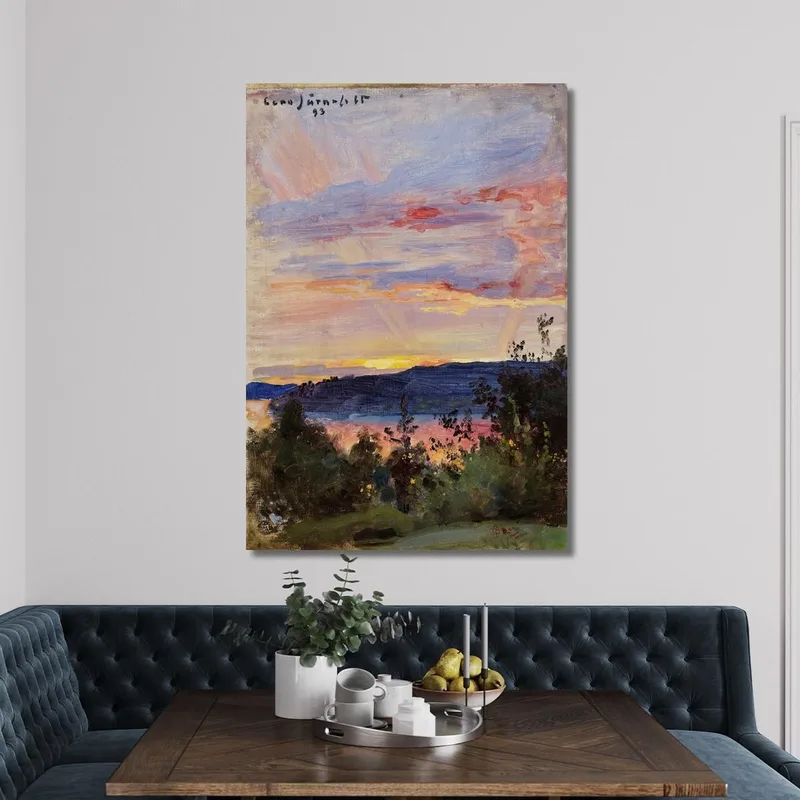 Coucher De Soleil Eero Järnefelt