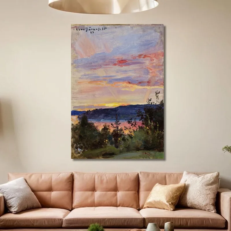Coucher De Soleil Eero Järnefelt