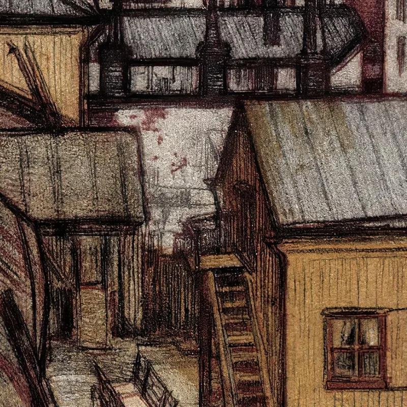 Veduta Dalla Casa Dell'Artista In Bernhardinkatu Eero Järnefelt