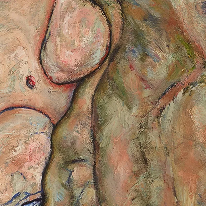 Die Umarmung (Liebende Ii) Egon Schiele