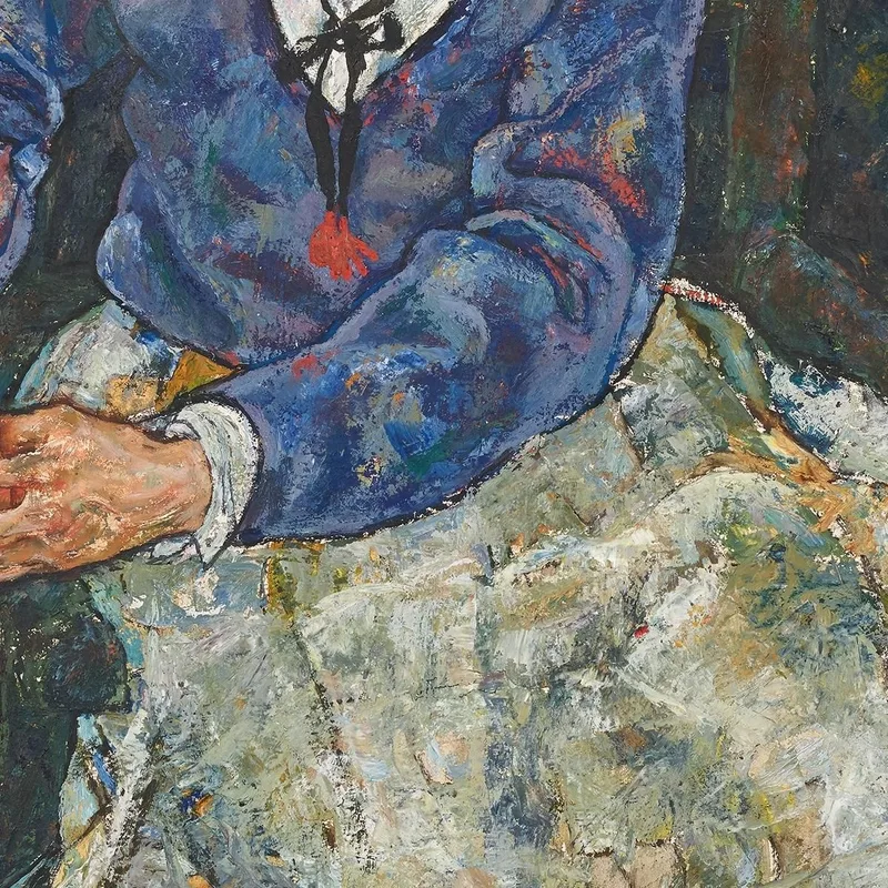 Porträt Der Frau Des Künstlers Edith Schiele Egon Schiele