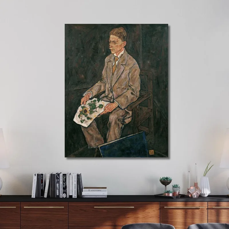 Porträt Von Dr. Franz Martin Haberditzl Egon Schiele